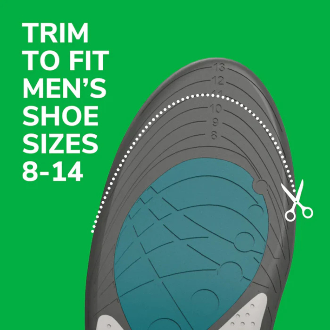 DR.SCHOLL's Active Run Comfort Insoles1 Men Pair/box LAB Live Healthy